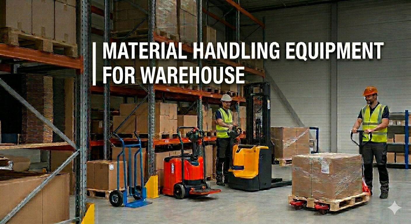 Material handling equipment in small warehouse